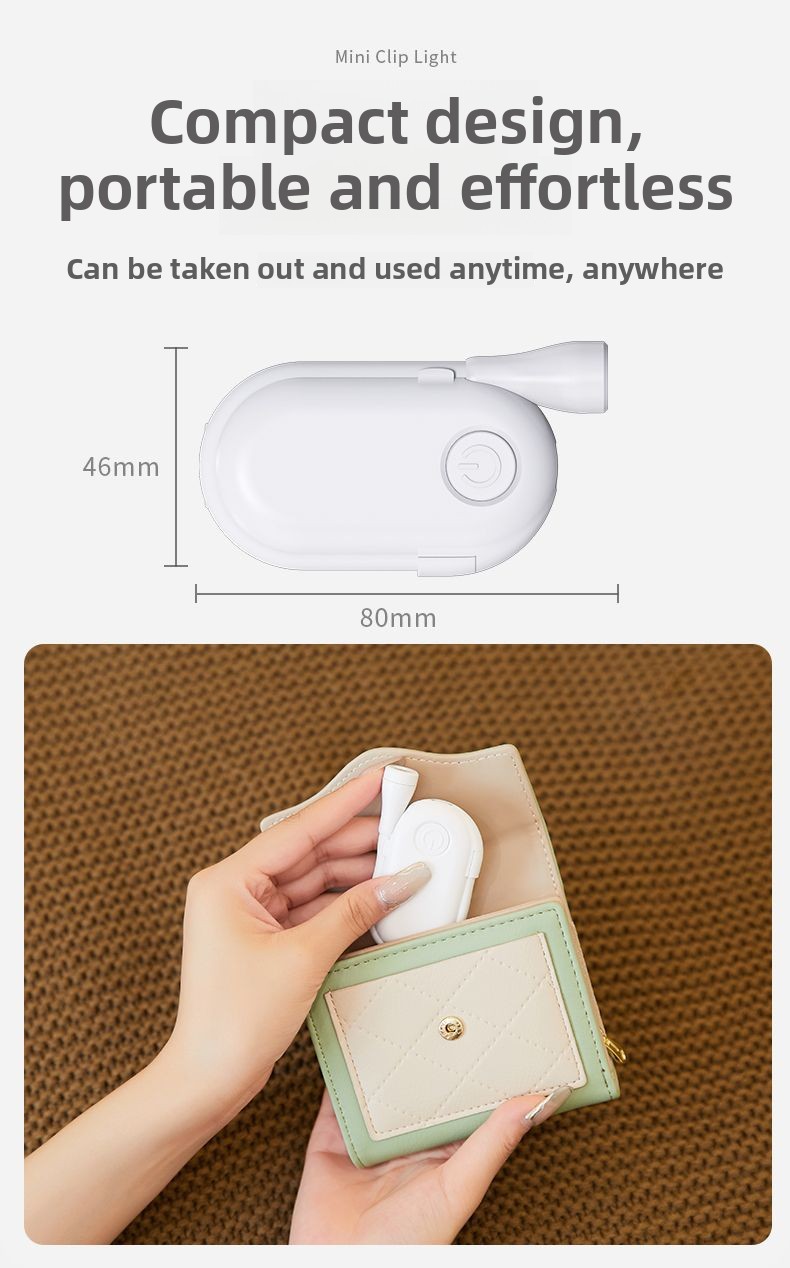Guangli USB Rechargeable Mini Energy-saving LED Book Light