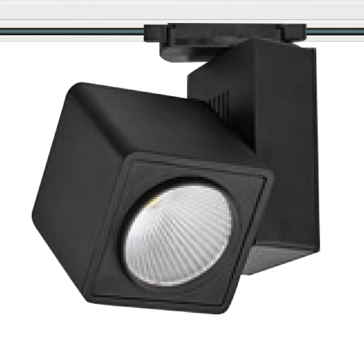 White and Black Aluminum Integrated COB LED Track Light TR1450