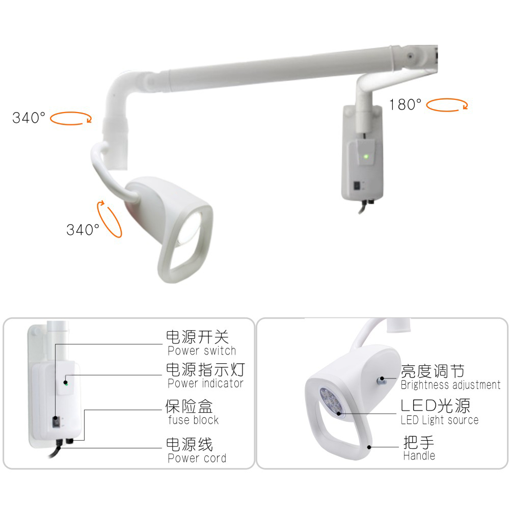 Multi-angle Pet Medical 21W LED Medical Examination Light EXM130picture2