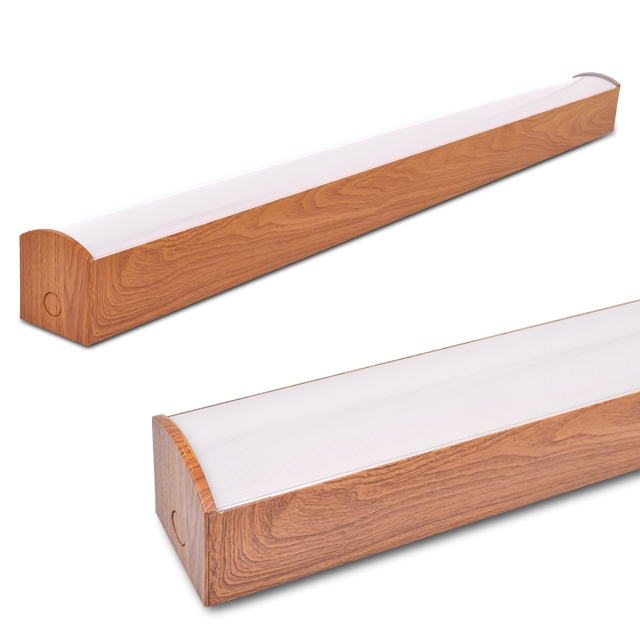 Wood Grain Color Warehouse Emergency LED Linear Light LNL290