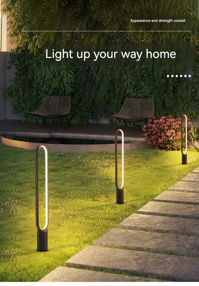 SYA-1409 Outdoor Lamp Post Patio Waterproof Pathway Landscape Bollard Lawn Lights for Yard Walkway