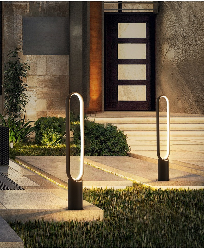 SYA-1409 Outdoor Lamp Post Patio Waterproof Pathway Landscape Bollard Lawn Lights for Yard Walkway