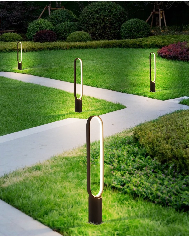 SYA-1409 Outdoor Lamp Post Patio Waterproof Pathway Landscape Bollard Lawn Lights for Yard Walkway