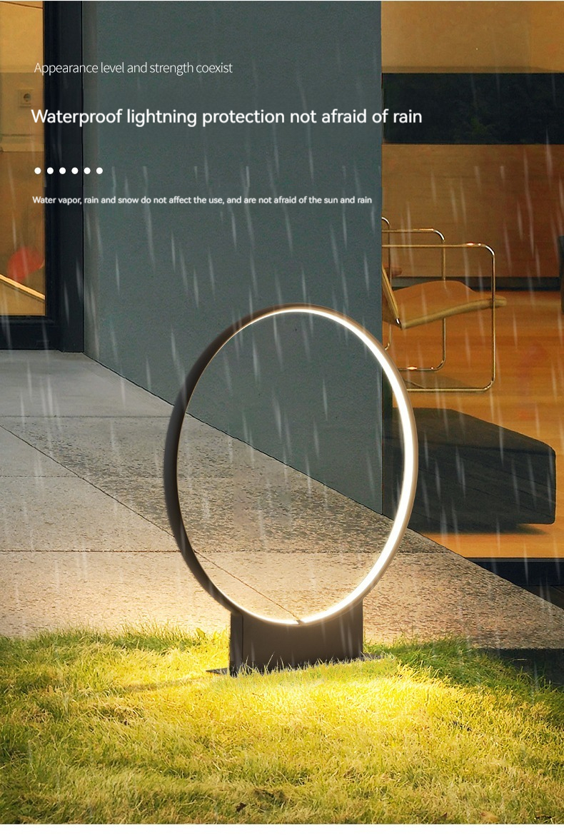 SYA-1409 Outdoor Lamp Post Patio Waterproof Pathway Landscape Bollard Lawn Lights for Yard Walkway