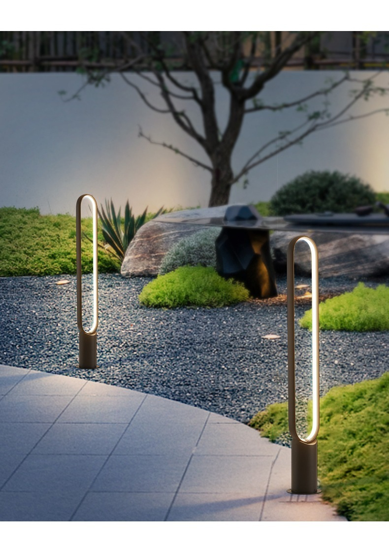 SYA-1409 Outdoor Lamp Post Patio Waterproof Pathway Landscape Bollard Lawn Lights for Yard Walkway