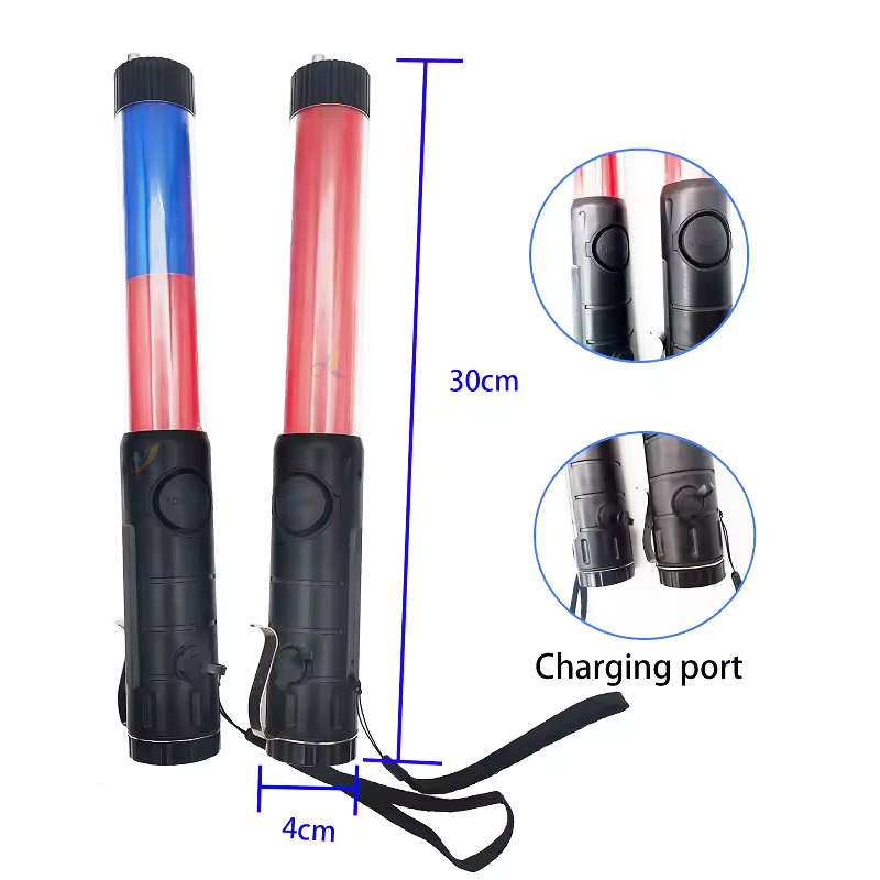Rechargeable Red Blue Traffic Wand Baton Light TRB110picture3