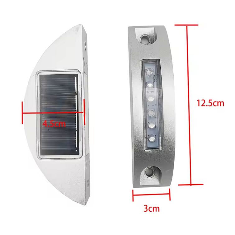 Semi-Circular Garden Light Solar Road Studs Traffic Studs Lights SRS230picture3