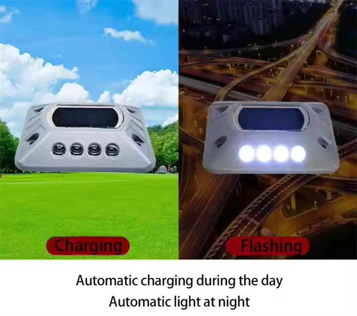 Multi-colors Red Yellow Blue Reflective Solar Road Stud Light SRS180picture4