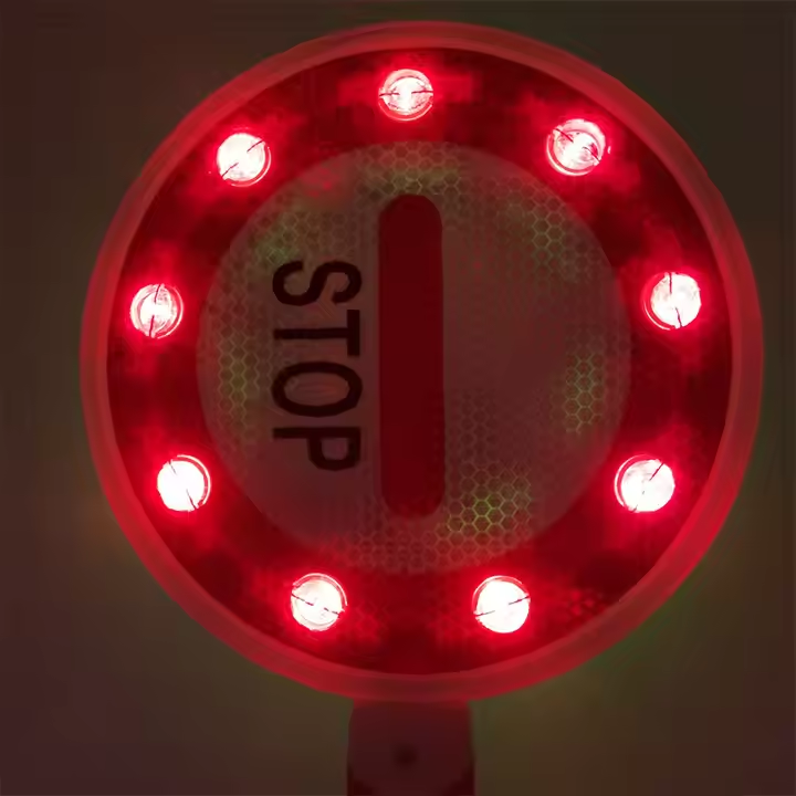 Red Green Handheld Board Flashing LED Traffic Warning Light TSW300picture4