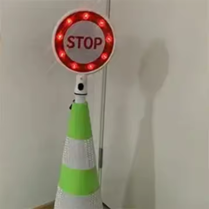 Red Green Handheld Board Flashing LED Traffic Warning Light TSW300picture6