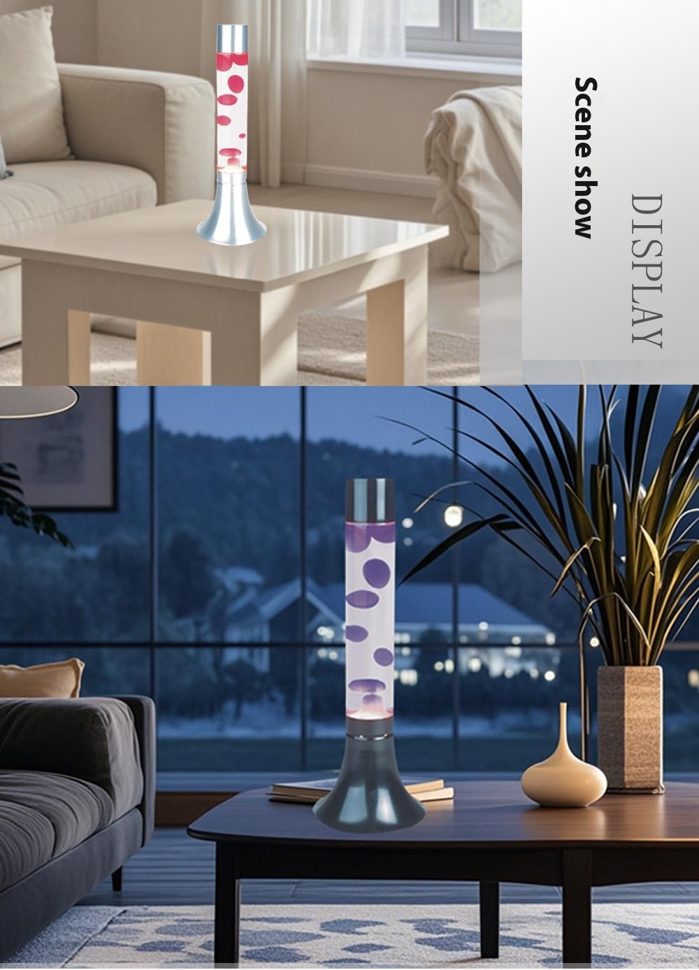 Romantic o<i></i>nion Lamp Creative Floating Lava Wax Lamp LED Night Light Glass Atmosphere Characteristic Lamp Cross-border Source