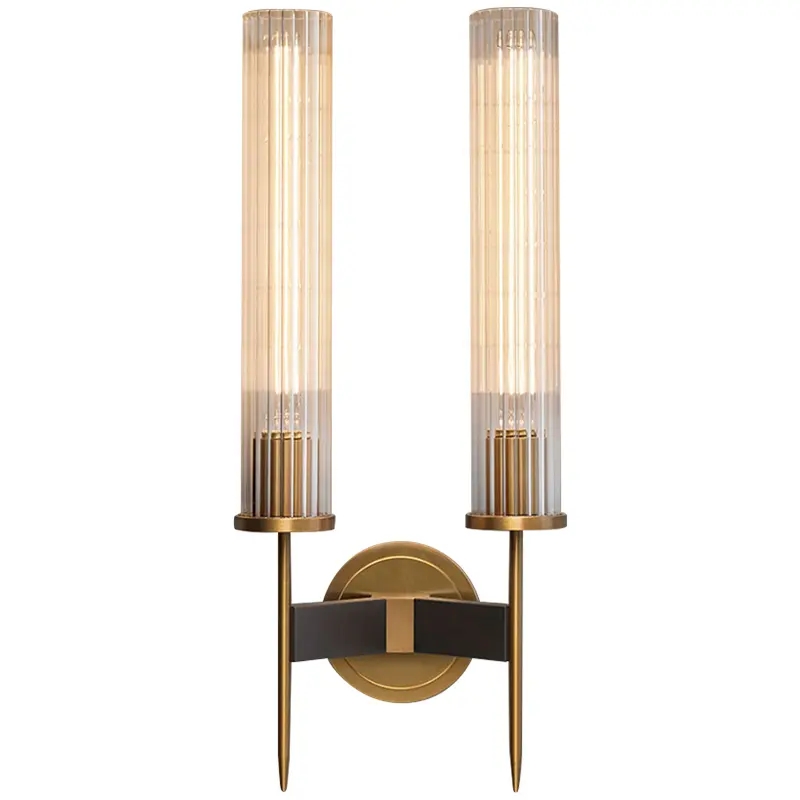 Room Weathered White Wooden Beads Wall Lamp WL4620