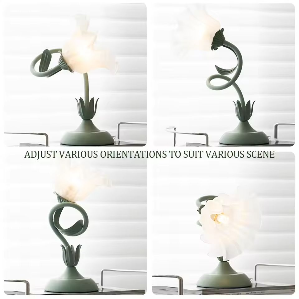 Flexible DIY Flower Green Table Light for Reading DTL2600picture4