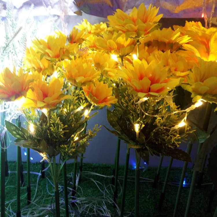 LED Artificial Dandelion Beautiful Outdoor Wedding Decoration Stand Light WED900picture3