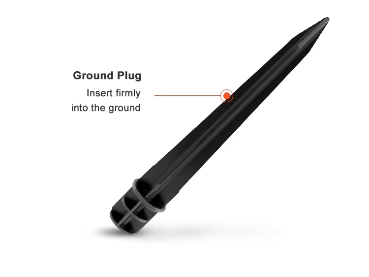 IP65 Solar Lawn Light for Outdoor Use Ground Plug Colorful Lighting for Parks Roadsides Villas & Gardens in Stock
