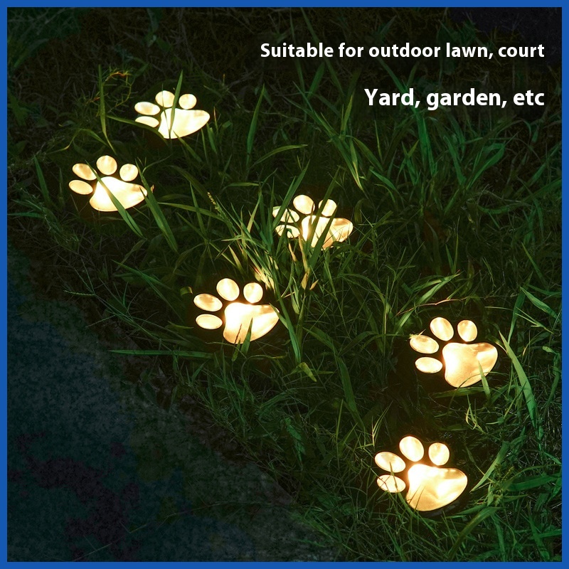 New Creative Outdoor Cat Paw Solar LED Light Waterproof IP65 SGR100picture4