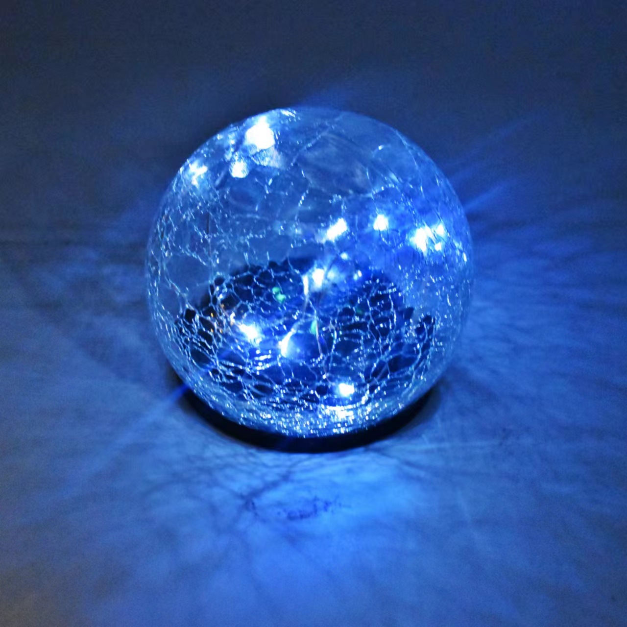 Cracked Glass Design Waterproof Solar LED Ground Plug Lamp SGR110picture2