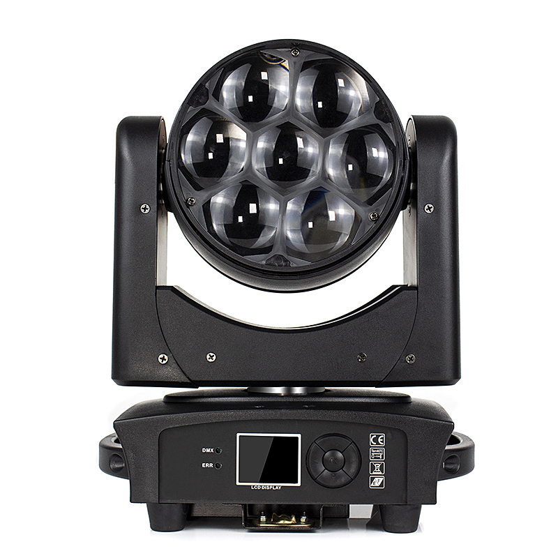 Disco 7x15w 4in1 LED Mini Beam Bee Eye 7pcs LED Moving LED Light Zoom