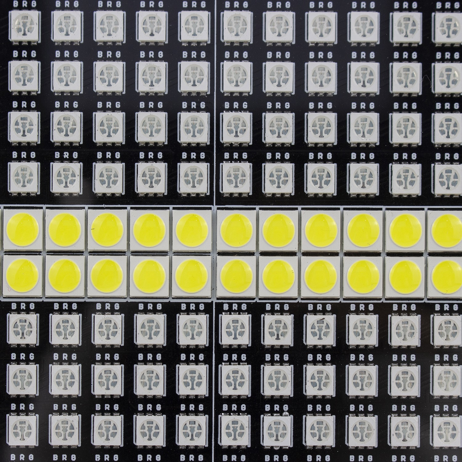 LED Stage Light 1000w /3000w 8+8 RGBW Full Color Led Strobe Light Led Stormy