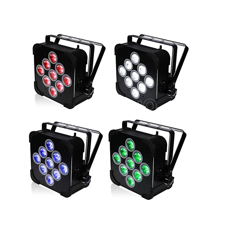 9PCS 12PCS 4IN1 5IN1 6IN1 Wireless DMX Battery Par Light SPR180