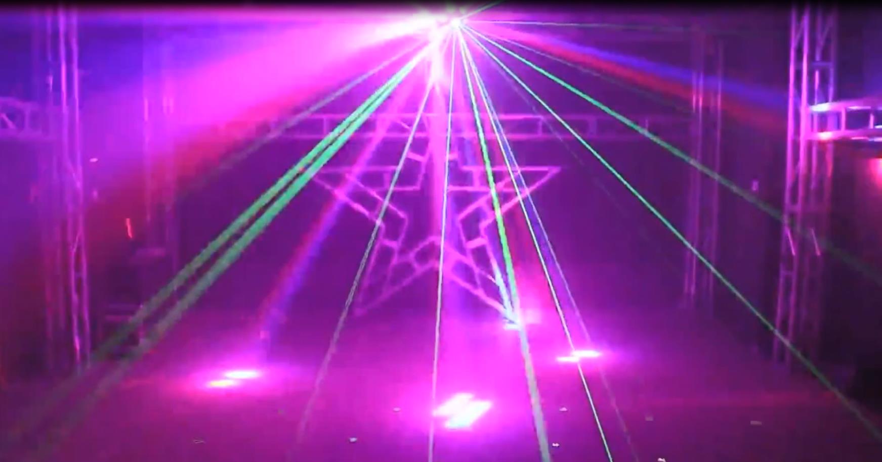 18pcs *3W 120W 3 Heads Beam Laser Led Stage Music Lighting SMH240picture5