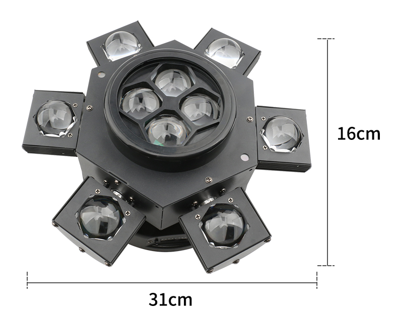 6 Bee Eyes Laser Bee LED Spider Beam Moving Head Light SMH290picture5