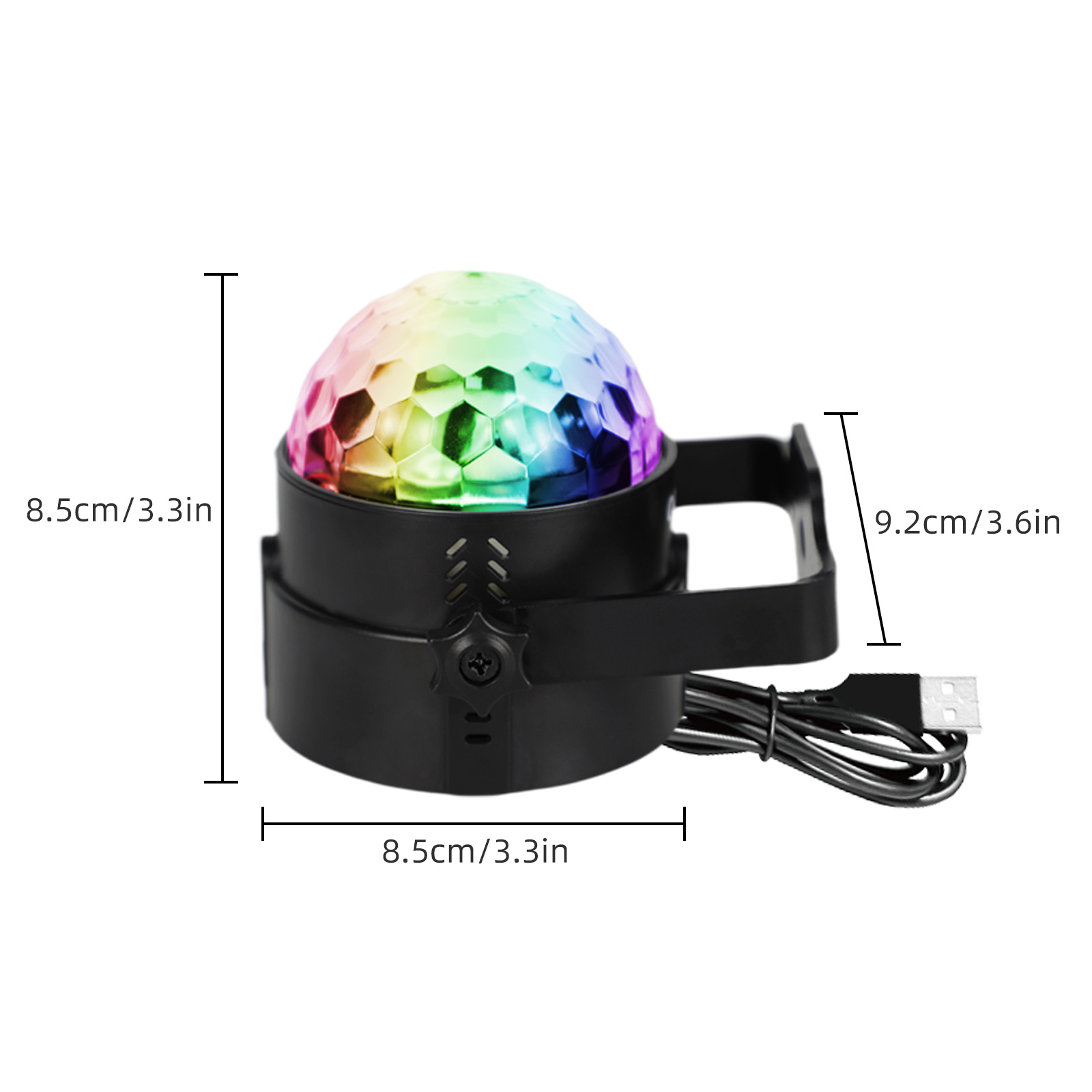 Magic Bal LED Lamp 4 Colors RGB USB Plug Disco Stage Lights DBL110picture2