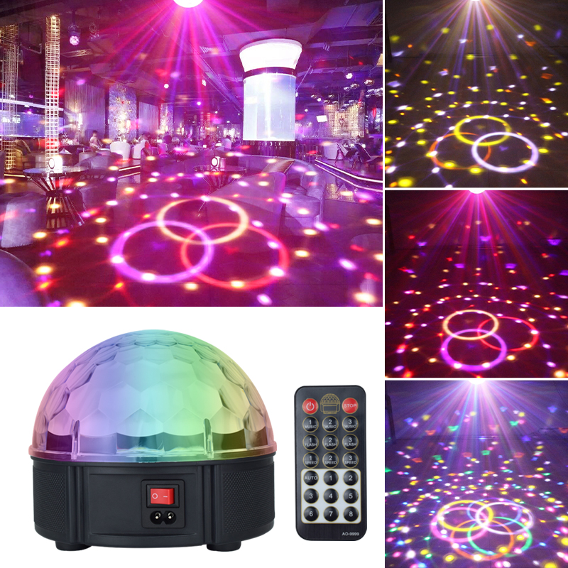 LED Magic Ball Light 12-Color Auto Stage Projector Disco Lighting DBL130picture2