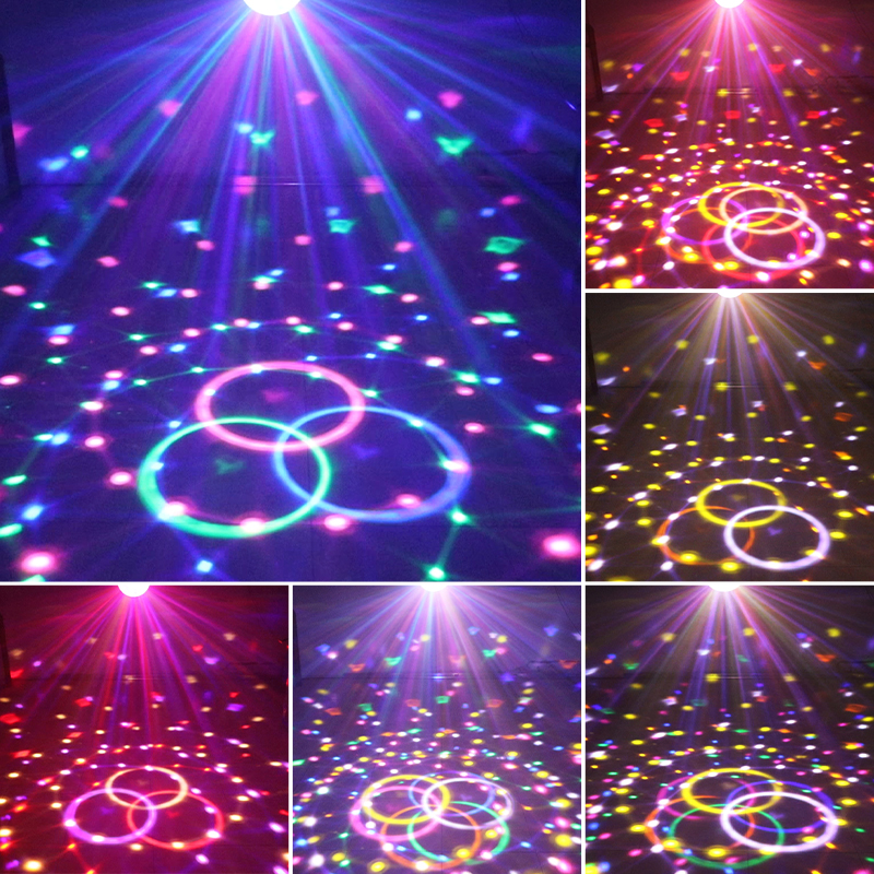 LED Magic Ball Light 12-Color Auto Stage Projector Disco Lighting DBL130picture3