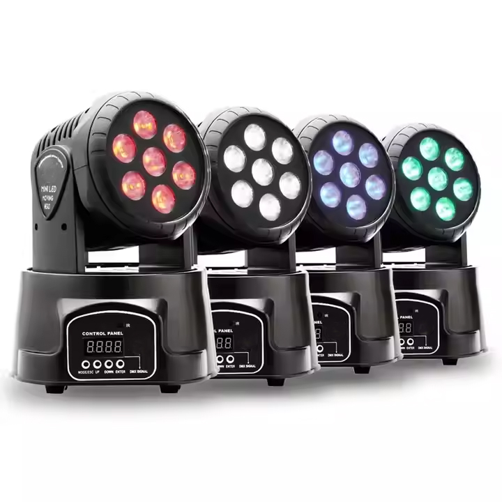7*10W RGBW LED Stage Moving Head Lights SMH480
