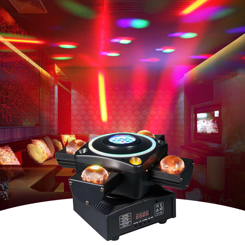 100W 4-in-1 RGBW LED Moving Head Disco Ball Stage Lights SMH500