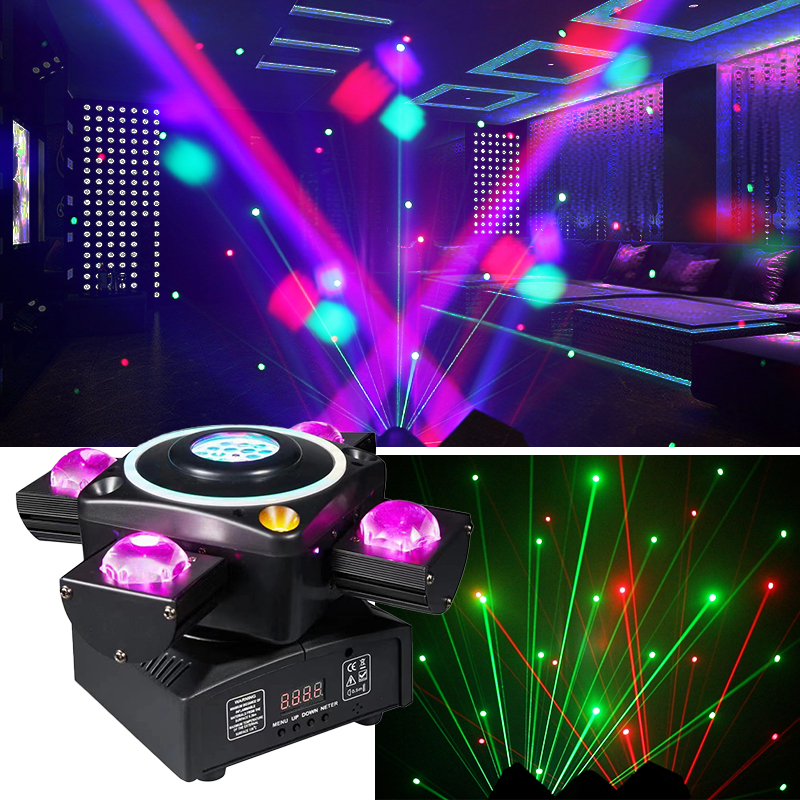 100W 4-in-1 RGBW LED Moving Head Disco Ball Stage Lights SMH500picture4