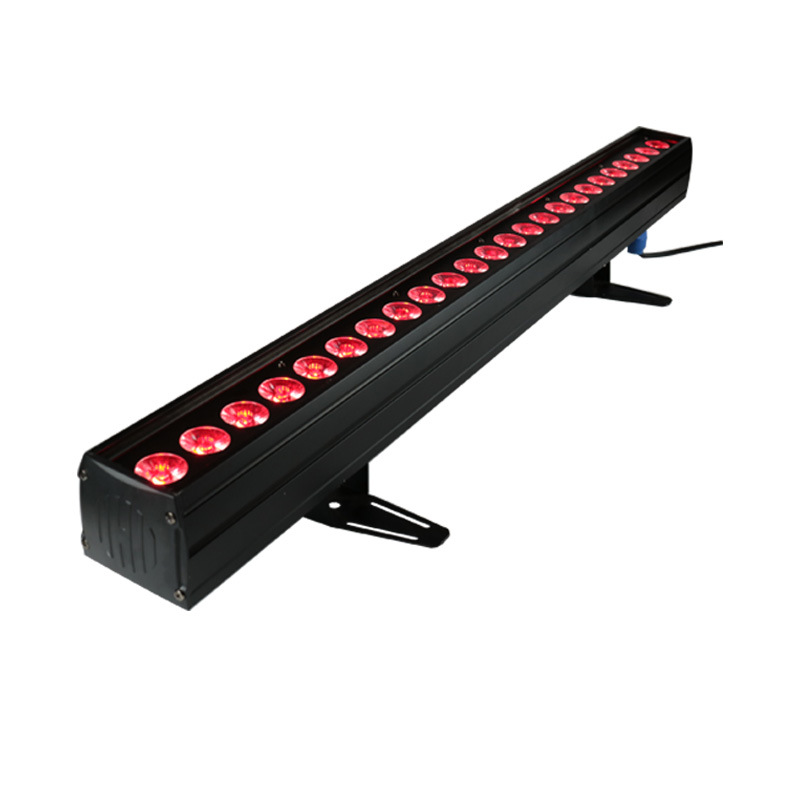 18 Px 10W Full RGBW LED Strip Wall Washer Dyeing Floodlight for Wedding Stage Light Show DMX512 Co<i></i>ntrol Aluminum Beam Lights