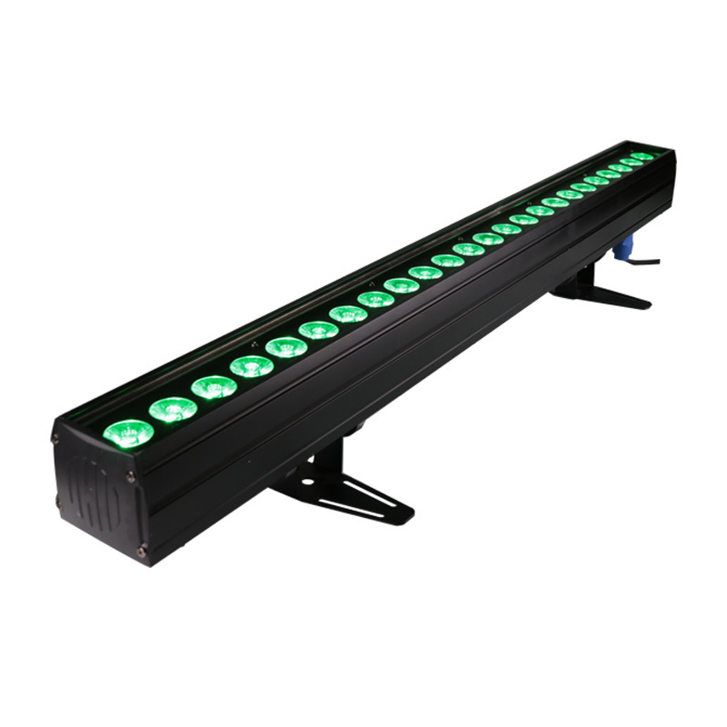 18 Px 10W Full RGBW LED Strip Wall Washer Dyeing Floodlight for Wedding Stage Light Show DMX512 Co<i></i>ntrol Aluminum Beam Lights