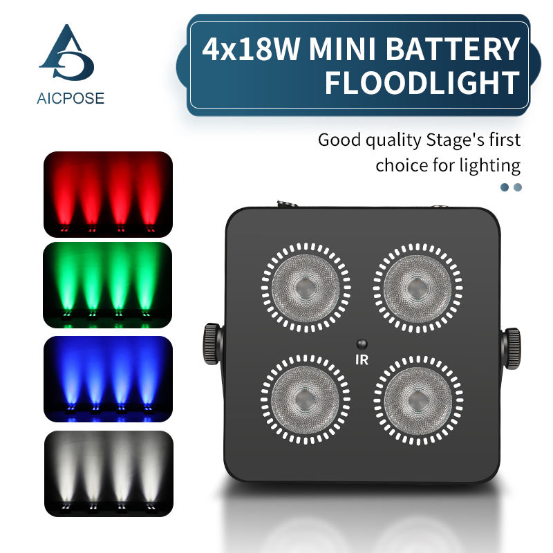 Dmx512 Wireless Stainless Steel RGBWA UV 6in1 LED Par Light SPR390picture2