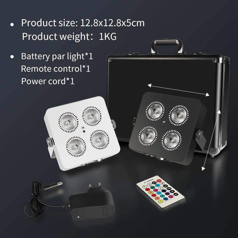 Dmx512 Wireless Stainless Steel RGBWA UV 6in1 LED Par Light SPR390picture5