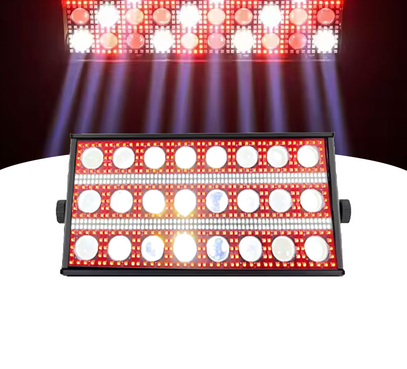 RGBW LED Matrix Stage 384 5050 Lamp Beads DMX512 Strobe Light SSB200