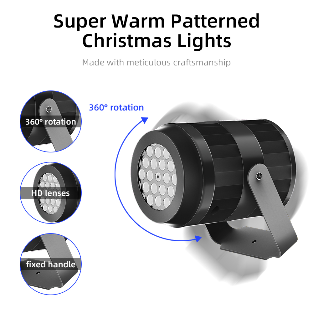 Outdoor Snowflake Projector Light LED Xmas Decorations Lights XMS2900picture4