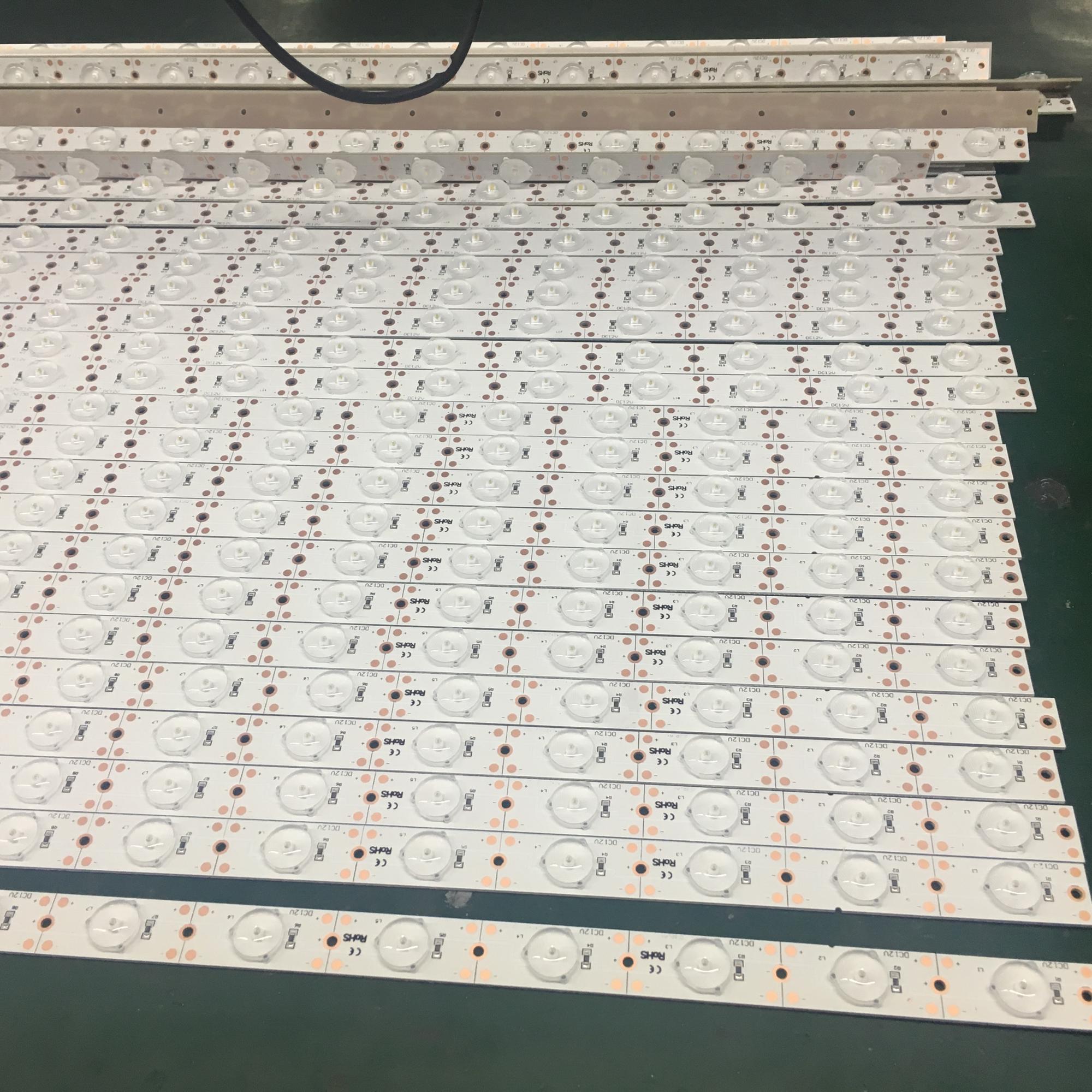 High Power Aluminum Led Backlight Lighting SMD 3030 Led Strip with Lens for Fabric Light Box