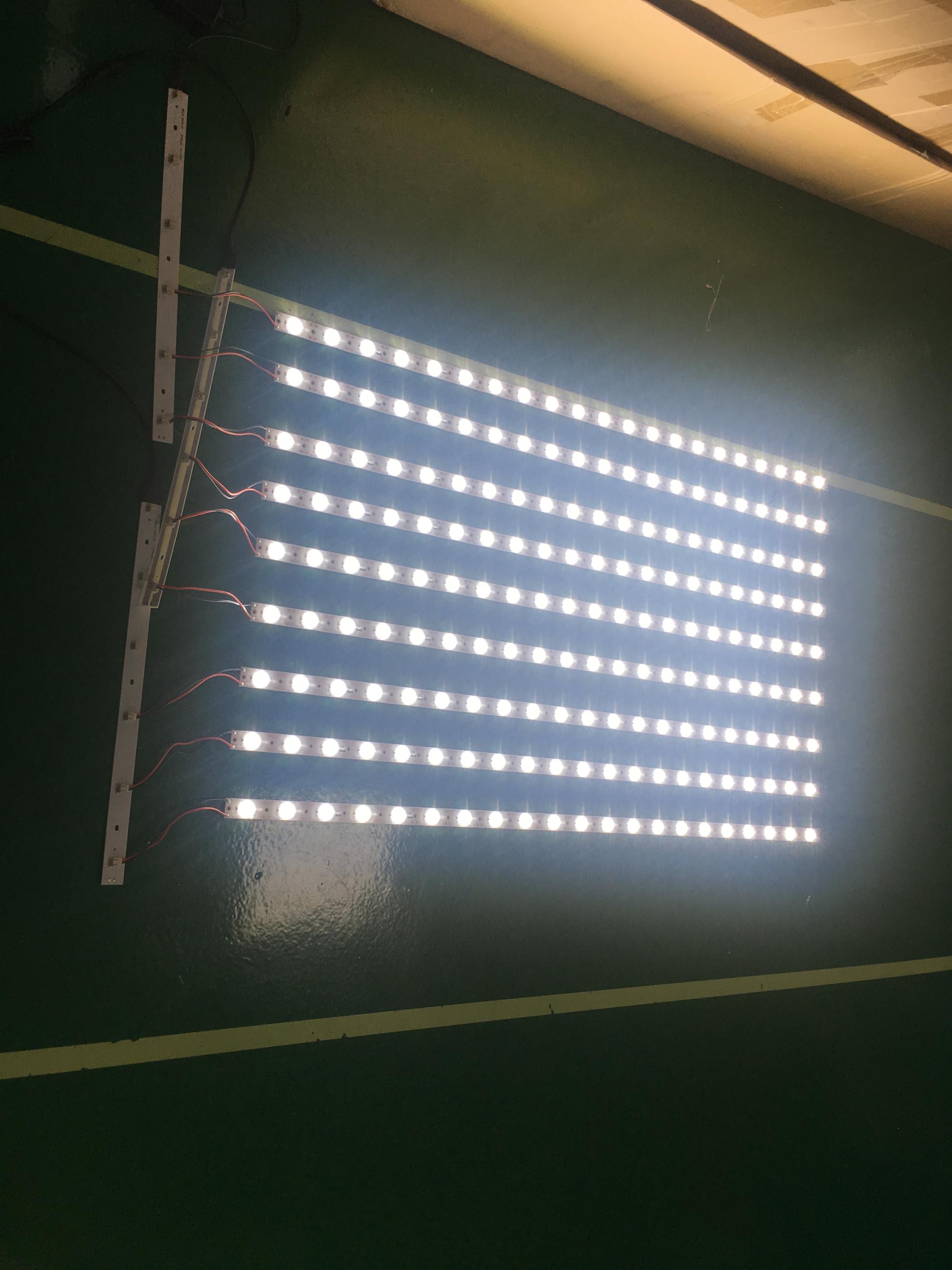 High Power Aluminum Led Backlight Lighting SMD 3030 Led Strip with Lens for Fabric Light Box