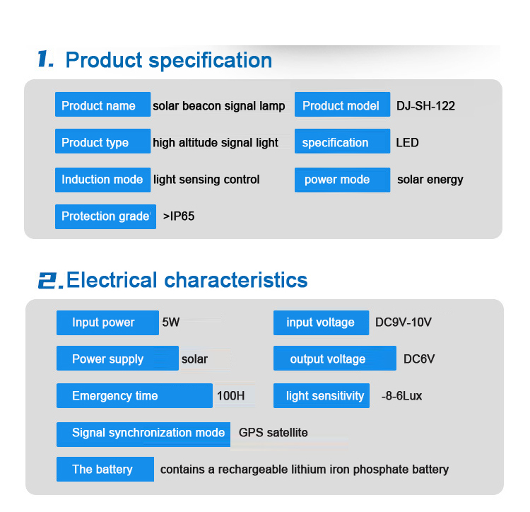 Solar Beacon High Building Led Aircraft Warning Light Outdoor Wall Mounted Flashing Aviation Obstruction Lights for Tower