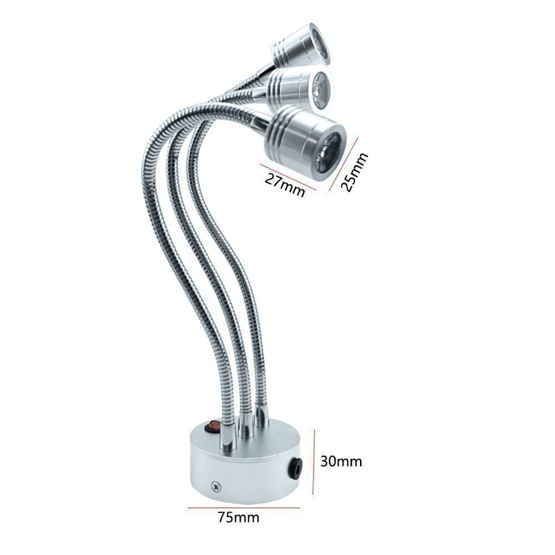 Flexible Multi-pole Standing Spotlights 3W LED Jewelry Lights JEW240picture4