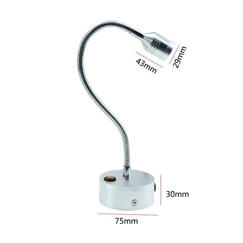 Flexible Multi-pole Standing Spotlights 3W LED Jewelry Lights JEW240picture6