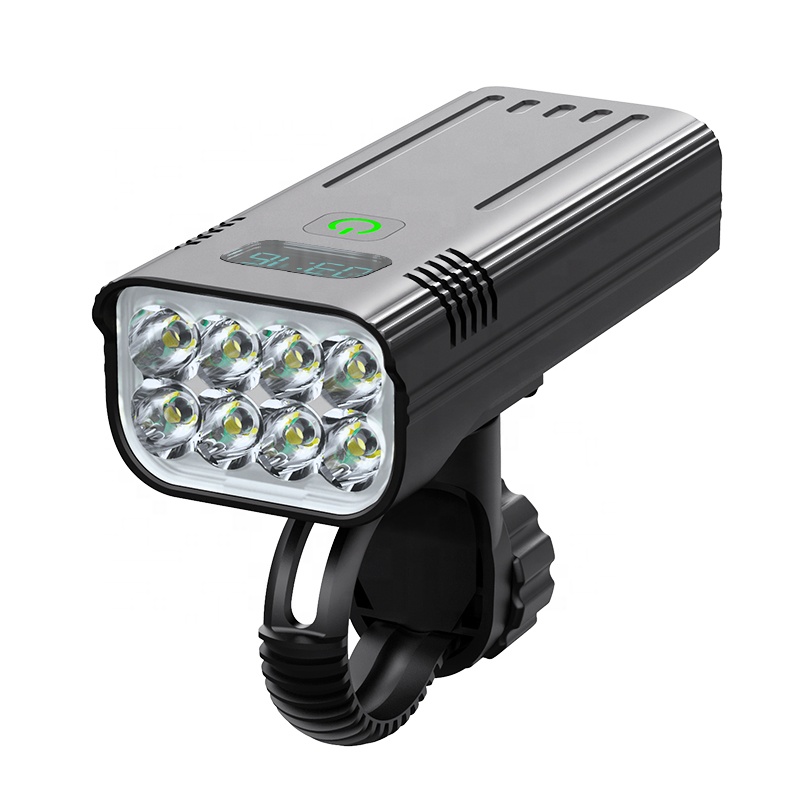 40W 2500LM 5200mAh Big Battery USB-C Rechargeable Bike Light BKE140