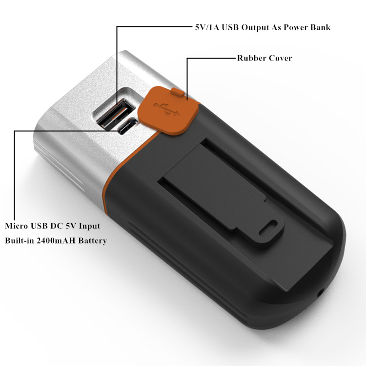 Highest Level Super Bright Best Waterproof Free Rotation Power Bank Usb Charger 3 Models Led Light Bike Headlight Rechargeable