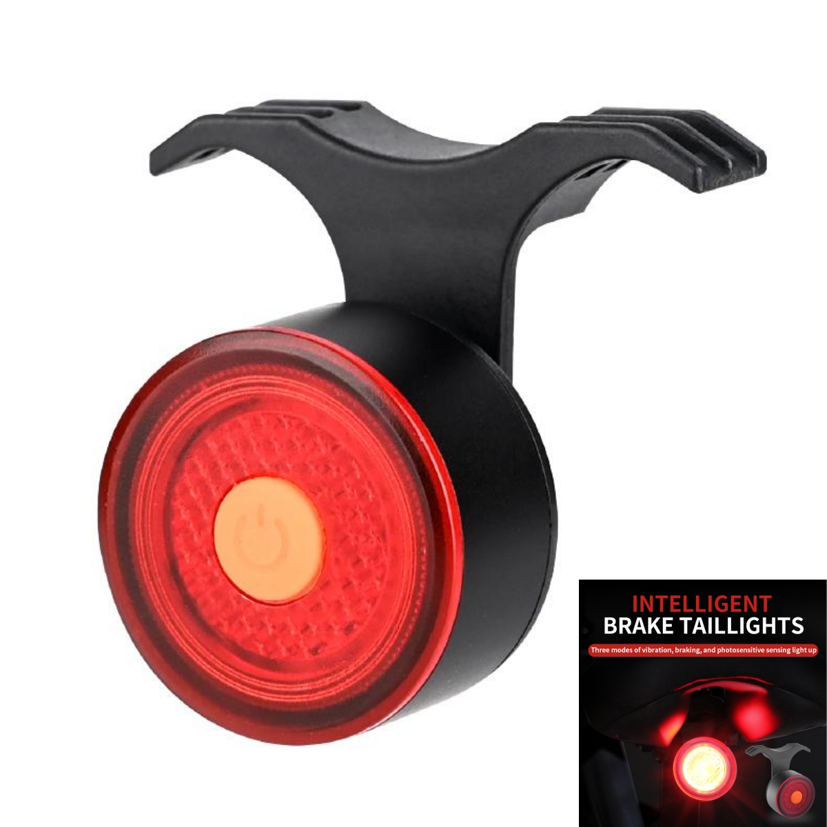 Night Riding Seatpost Red Light Warning Bicycle Taillight Bike Light BKE200