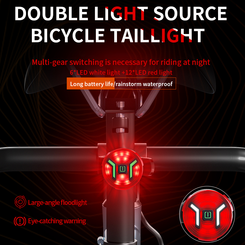 USB Rechargeable LED Bike Tail Light BKE220picture2