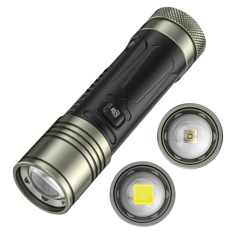 Rechargeable Waterproof XHP360 High Power LED Flashlights FSH910