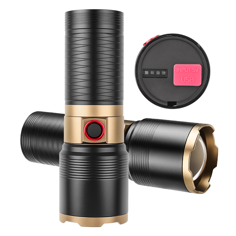 30W LED Rechargeable Adjustable Zoomable High Lumens Flashlight FSH890