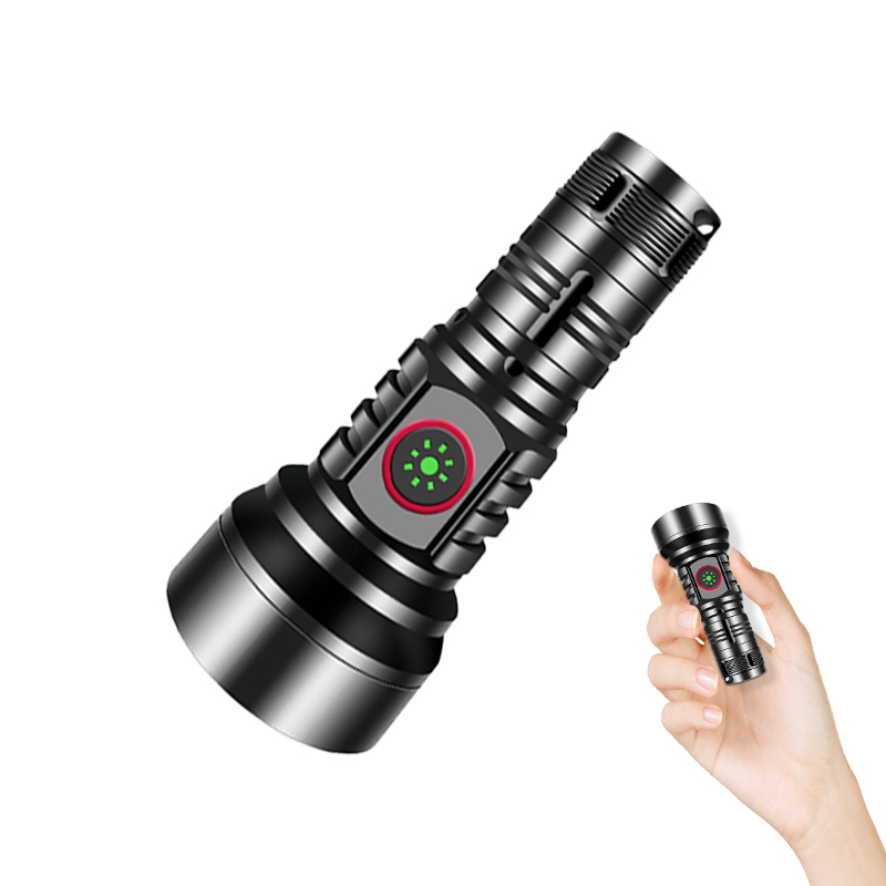 Portable Mini LED Torch Rechargeable 18350 Flashlight FSH960